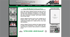 Desktop Screenshot of anthonycarts.com